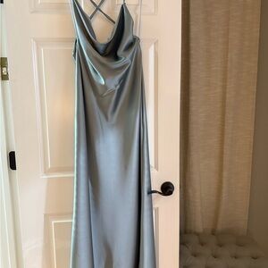 Cowl neck maxi dress